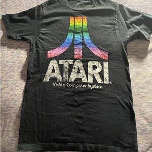 Ripple Junction Black Atari Logo Tee